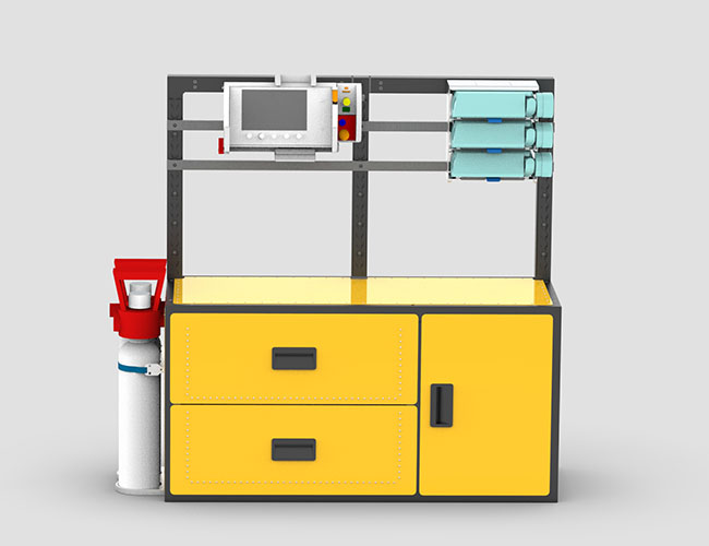 Rescue Rack gelb